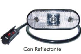 Aspock 317704037 - PILOTO POSICIÓN BLANCO LED ASPOCK 24V. CON REFLECTANTE