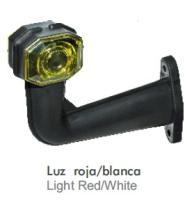 Aspock 40167004 - PILOTO LATERAL POSICIÓN LED ASPOCK 24V. ROJA/BLANCA