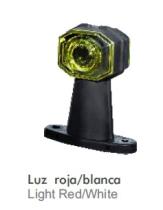 Aspock 40168004 - PILOTO LATERAL POSICIÓN LED ASPOCK 24V. ROJA/BLANCA