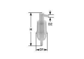 Clean Filters MBNA007 - FILTRO DE COMBUSTIBLE