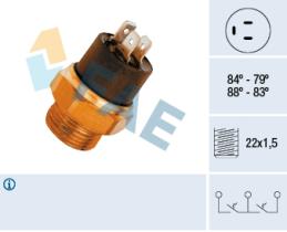 Fae 37810 - TERMOCONTACTO DOBLE VENTILADOR O 2