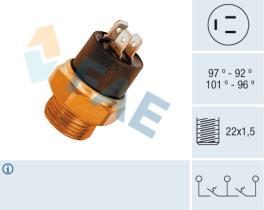 Fae 37860 - TERMOCONTACTO DOBLE VENTILADOR O 2