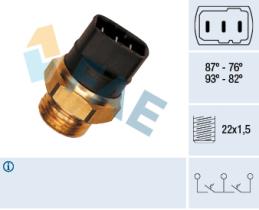 Fae 37950 - TERMOCONTACTO DOBLE VENTILADOR O 2