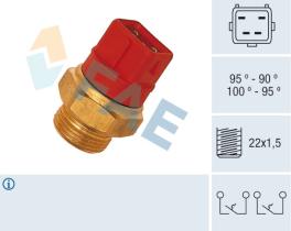 Fae 37960 - TERMOCONTACTO DOBLE VENTILADOR O 2