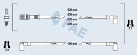 Fae 83110 - CABLE BUJIA ANTIPARASITARIO