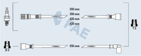 Fae 83210 - CABLE BUJIA ANTIPARASITARIO