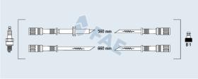 Fae 83300 - CABLE BUJIA ANTIPARASITARIO