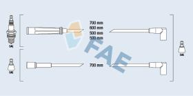 Fae 83490 - CABLE BUJIA ANTIPARASITARIO