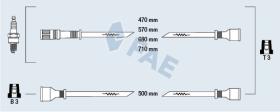 Fae 83510 - CABLE BUJIA ANTIPARASITARIO