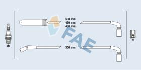 Fae 83562 - CABLE BUJIA ANTIPARASITARIO