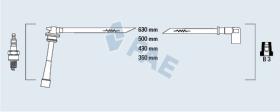 Fae 85391 - CABLE BUJIA ANTIPARASITARIO