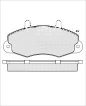 Icer Brakes 140896 - JGO.PASTILLAS S/AMIANTO