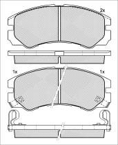 Icer Brakes 140990 - JGO.PASTILLAS S/AMIANTO