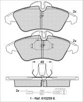 Icer Brakes 141104 - JGO.PASTILLAS