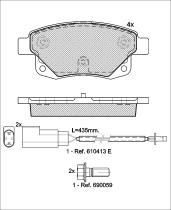 Icer Brakes 141794 - PASTILLA FRENO ICER