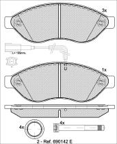 Icer Brakes 141803 - JGO.PASTILLAS