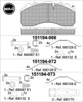 Icer Brakes 151194066 - PASTILLA DE FRENO