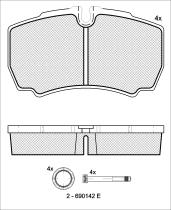 Icer Brakes 151640 - JGO.PASTILLAS,CAMION-AUTOBUS