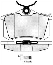 Icer Brakes 180697 - JGO.PASTILLAS