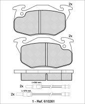 Icer Brakes 180864 - JGO.PASTILLAS FRENO