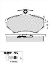 Icer Brakes 181011700 - JGO.PASTILLAS,FURGONETA/TURISMO