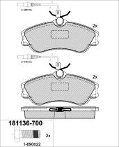 Icer Brakes 181136 - JGO.PASTILLAS