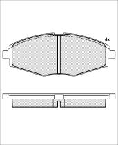 Icer Brakes 181262 - JGO.PASTILLAS,FURGONETA/TURISMO