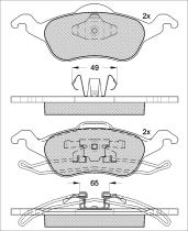 Icer Brakes 181264 - JGO.PASTILLAS,FURGONETA/TURISMO