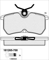 Icer Brakes 181265700 - JGO.PASTILLAS,FURGONETA/TURISMO