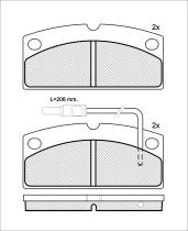 Icer Brakes 181273 - JGO.PASTILLAS,FURGONETA/TURISMO