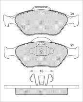 Icer Brakes 181343 - JGO.PASTILLAS,FURGONETA/TURISMO