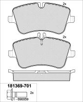 Icer Brakes 181369701 - JGO.PASTILLAS,FURGONETA/TURISMO