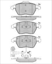 Icer Brakes 181567 - JGO.PASTILLAS,FURGONETA/TURISMO