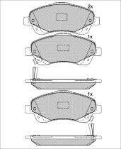 Icer Brakes 181573 - JGO.PASTILLAS,FURGONETA/TURISMO