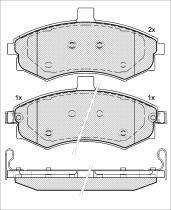 Icer Brakes 181643 - JGO.PASTILLAS,FURGONETA/TURISMO