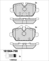 Icer Brakes 181664700 - JGO.PASTILLAS,FURGONETA/TURISMO