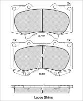 Icer Brakes 181665 - JGO.PASTILLAS,FURGONETA/TURISMO