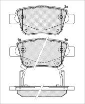 Icer Brakes 181688 - JGO.PASTILLAS,FURGONETA/TURISMO