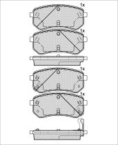 Icer Brakes 181710 - JGO.PASTILLAS