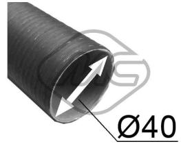 METALCAUCHO 02204 - TUBO CARTON-ALUMINIO 40 MM