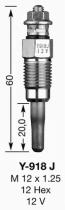 NGK Y918J - CALENTADOR METALICO DP 2