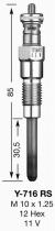 NGK Y716RS - CALENTADOR METALICO