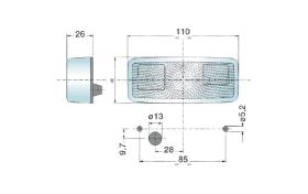 Rinder 170I00 - LUZ POSICIÓN DELANTERA