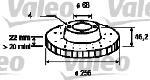 Valeo 186112 - JUEGO DE DISCOS AUDI (X2)