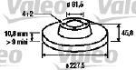 Valeo 186151 - JUEGO DE DISCOS FIAT UNO (X2)