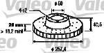 Valeo 186153 - JUEGO DE DISCOS FIAT PUNTO II (X2)