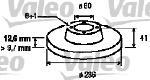 Valeo 186187 - JUEGO DE DISCOS OPEL CORSA A (X2)