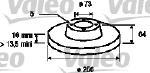 Valeo 186206 - JUEGO DE DISCOS FIAT DUCATO (X2)