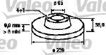 Valeo 186249 - JUEGO DE DISCOS VW PASSAT IV (X2)