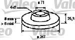 Valeo 186416 - JUEGO DE DISCOS CITROEN ZX (X2)